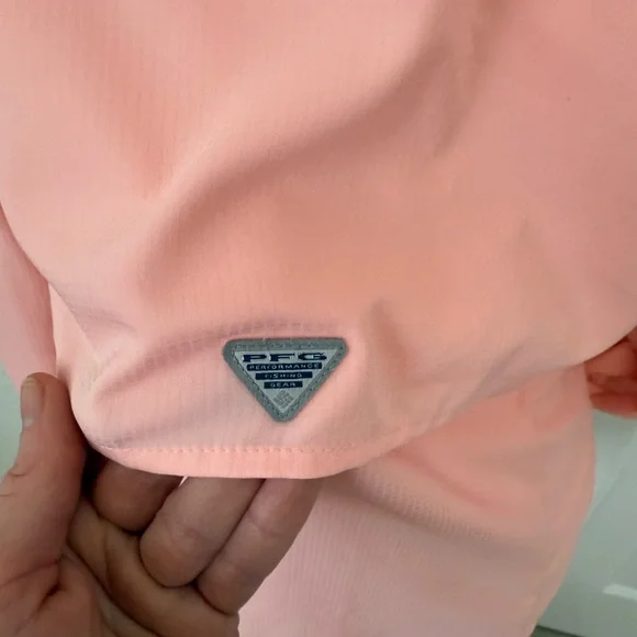 Columbia Light Pink Button-Up Shirt - Picture 9 of 10